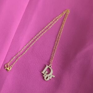 New Dior Gold Plated Necklace